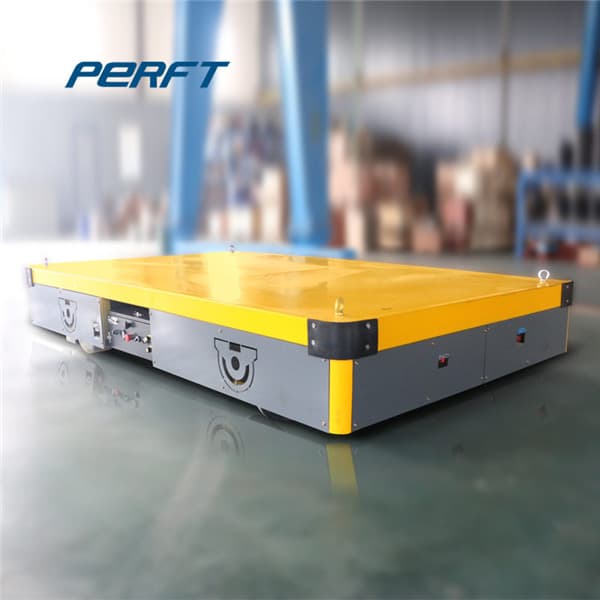 Cable Reel Operated Electric Flat Cart For Merchandise